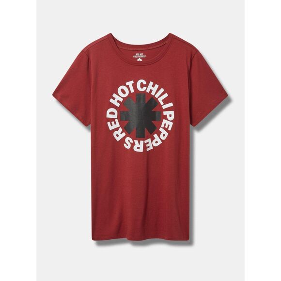 Torrid Red Hot Chili Peppers Classic Fit Cotton Crew Tee, Plus, 1X, EUC $39.90 - Picture 1 of 4